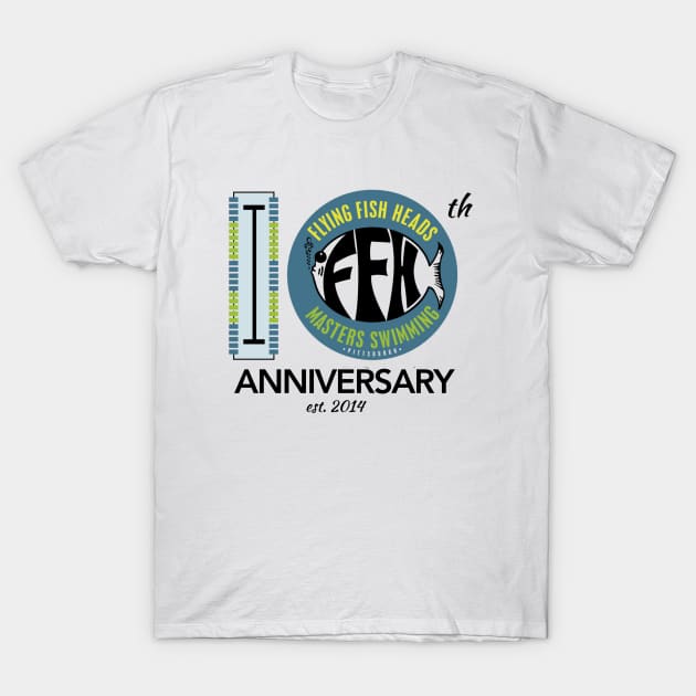 Lane Line 10th Anniversary T-Shirt by Pittsburgh FFH Shop